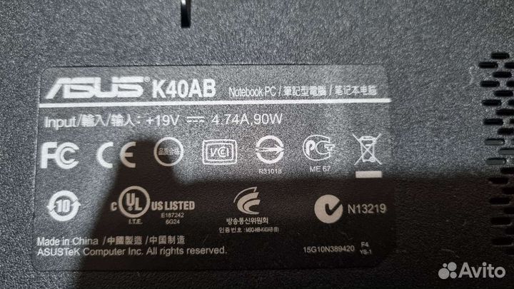 Asus K40AB