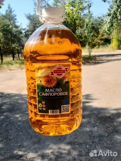 Масло Сафлоровое растительное пищевое