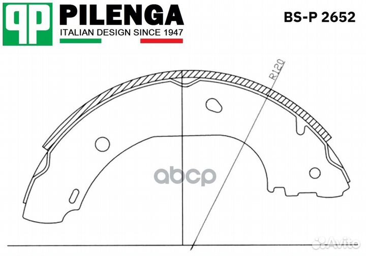 Колодки торм.бар.citroen jumper/fiat ducato/PEU