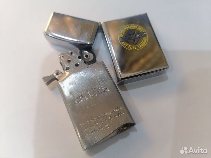 Зажигалка Zippo slim Youngstown 1958 Редкая