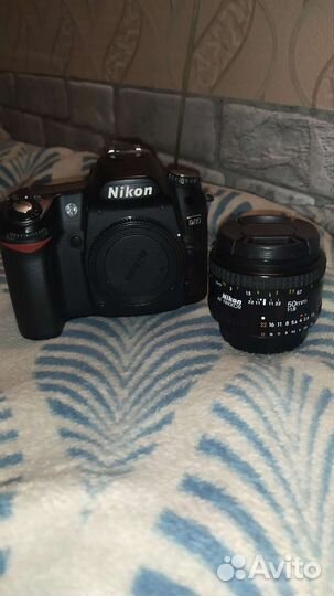 Nikon D80 body с объективом 50 мм