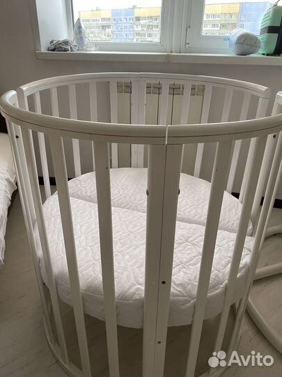 Детская кроватка круглая