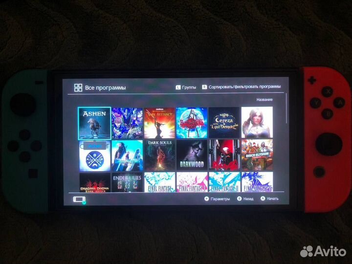 Nintendo switch oled прошитая 512 gb