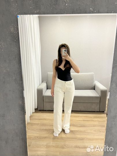 Джинсы белые lime