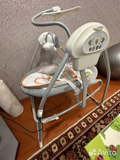 Электрокачели и шезлонг 2 в 1