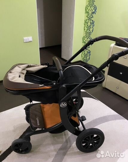 Коляска 2 в 1 эко кожа