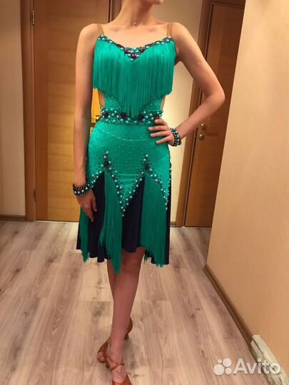 Платье для бальных танцев Латина Ю2