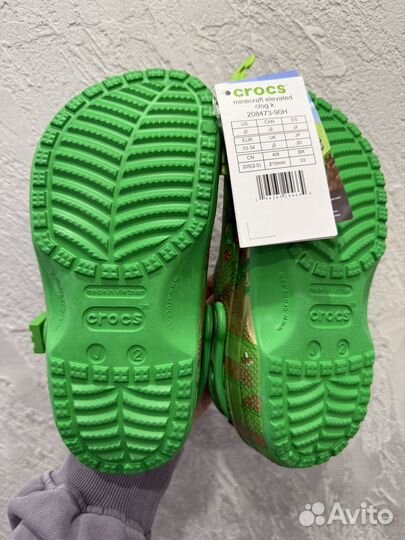 Crocs minecraft новые детские j2