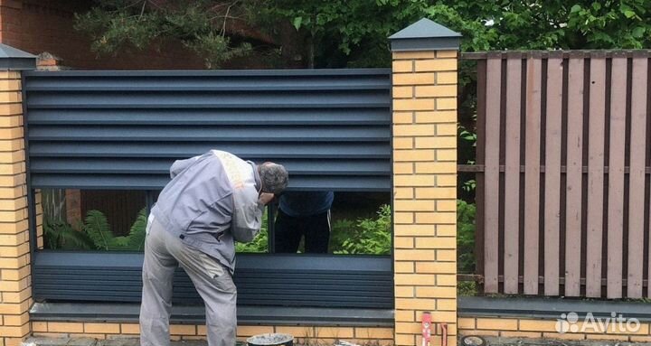 Забор жалюзи