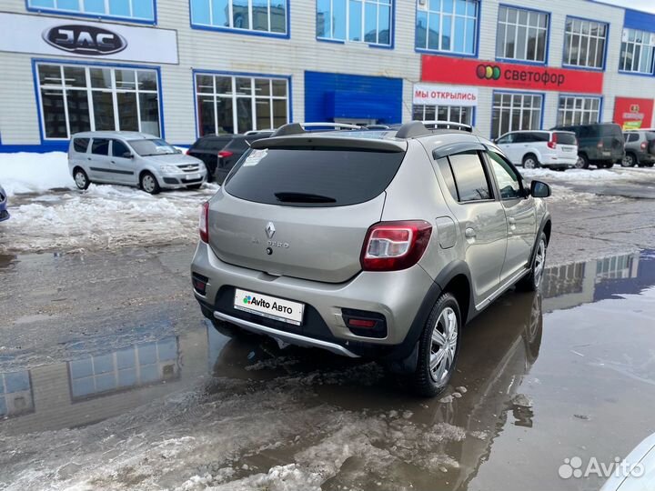 Renault Sandero Stepway 1.6 МТ, 2017, 125 560 км