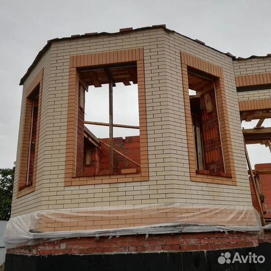 Кирпич облицовочный Солома Старый Оскол