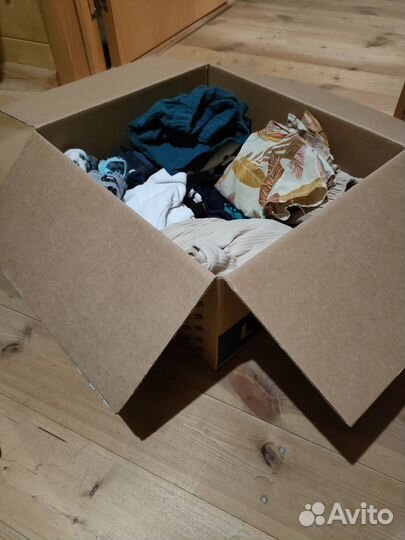 Коробка вещей на мальчика 6-12 мес