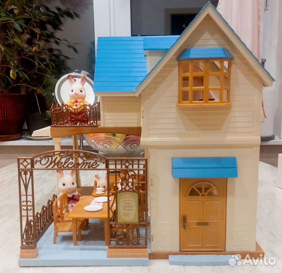 Sylvanian families дом с мебелью
