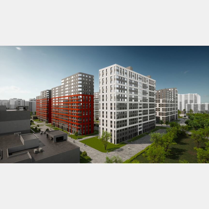 2-к. квартира, 51,6 м², 11/17 эт.