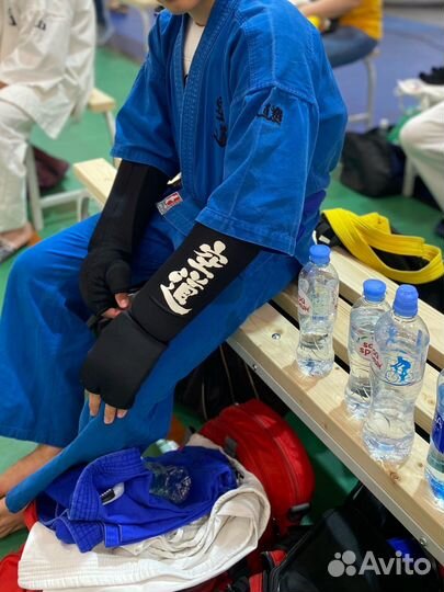 Кимоно для кудо синее