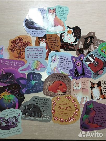 Наклейки с животными