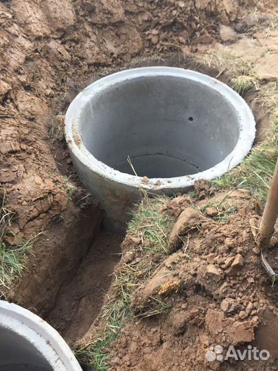 Выгребные ямы из колец