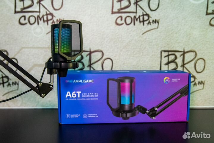 Микрофон для стримов Fifine