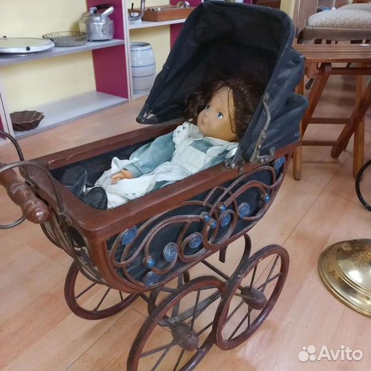 Старинная Коляска для кукол