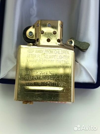 Zippo 254B Reg High Polish Brass оригинал