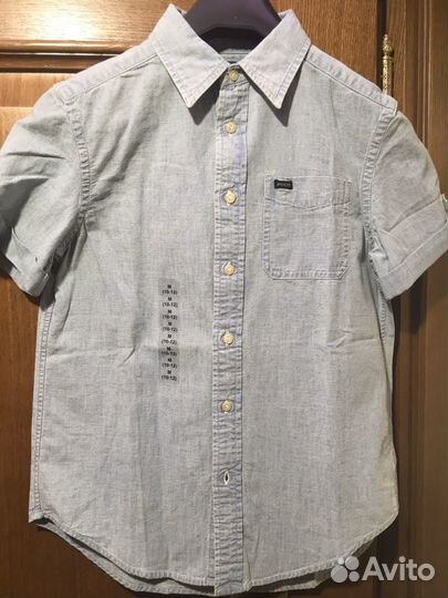 Рубашки с коротким рукавом для мальчика 10-12 лет