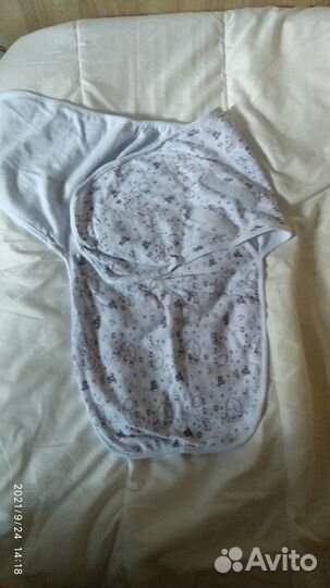 Пеленка кокон на липучках