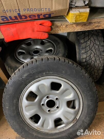 Зимние колеса в сборе на дастер/аркана r16