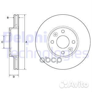 BG3762 диск тормозной передний Nissan Micra 1