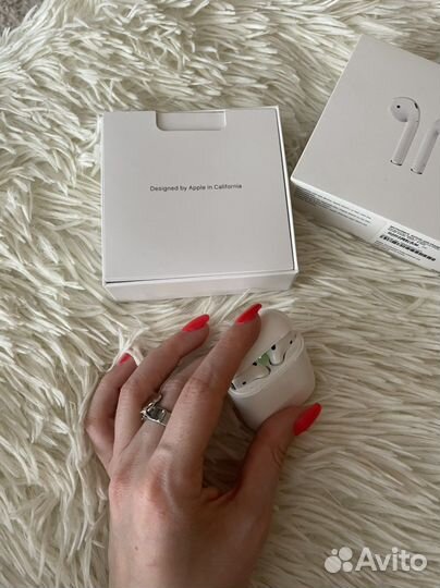 Беспроводные наушники apple airpods 2