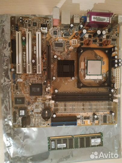 Материнские платы 478 с процессорами и памятью