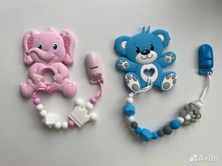 Силиконовое грызунки/Держатель для пустышки