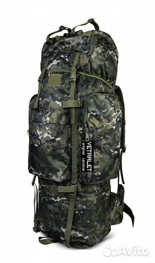 Рюкзак 110л каркасный тактический камуфляж 