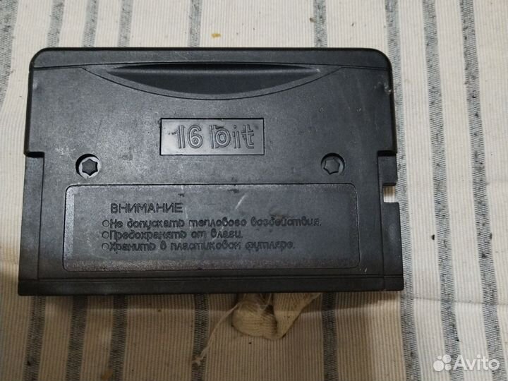 Картридж sega мега драйв 16бит