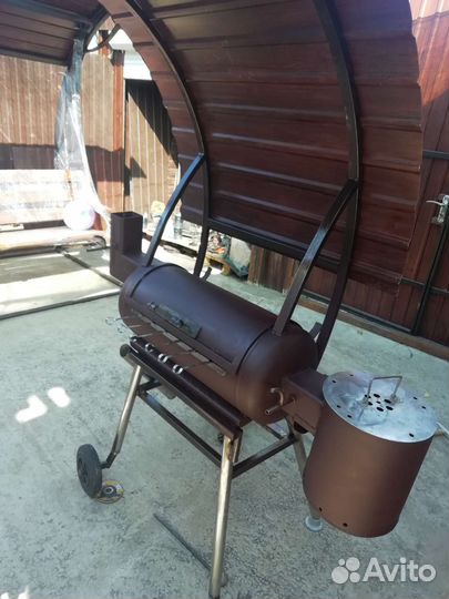 Мангал с крышей