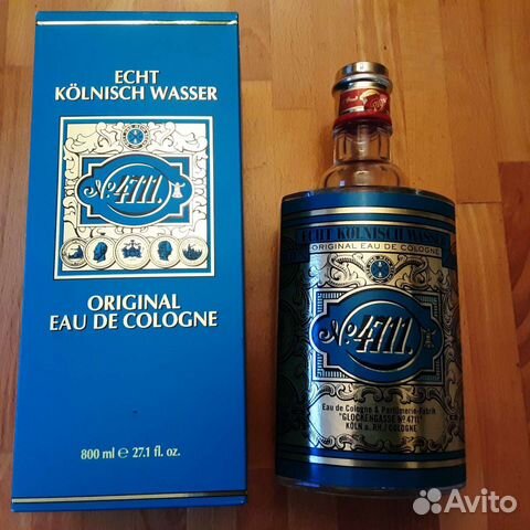 Бутылка и коробка из-под одек. 4711 Германия 0,8 L