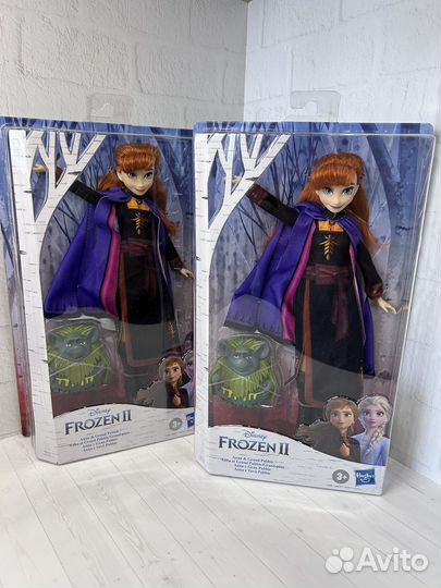 Кукла (новая) Анна с троллем, Холодное сердце