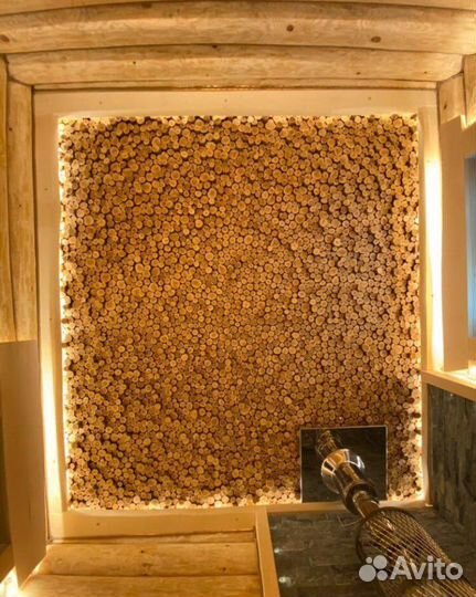 Панель из можжевельника заказ монтаж бани и сауны