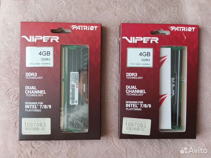 Оперативная память Patriot Viper 3 16 gb
