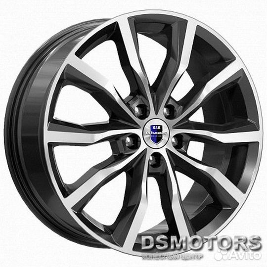 Диски Портер 7.5/18 5x100 ET38 d57.1 алмаз чёрный