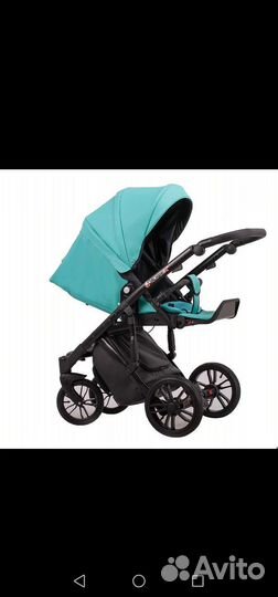 Коляска 2 в 1 эко кожа