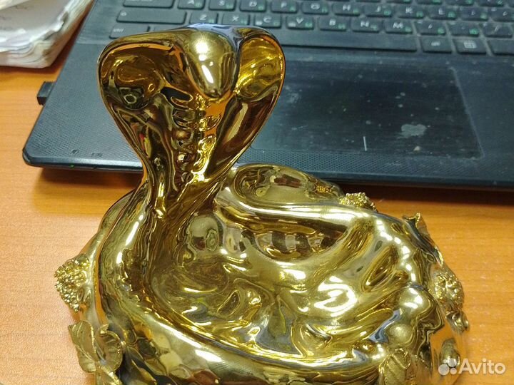 Статуэтка Пепельница Змея Кобра