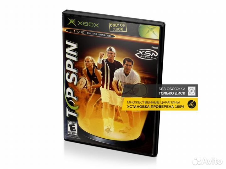 Top Spin, б/у, множ.царап., без обложки, английски