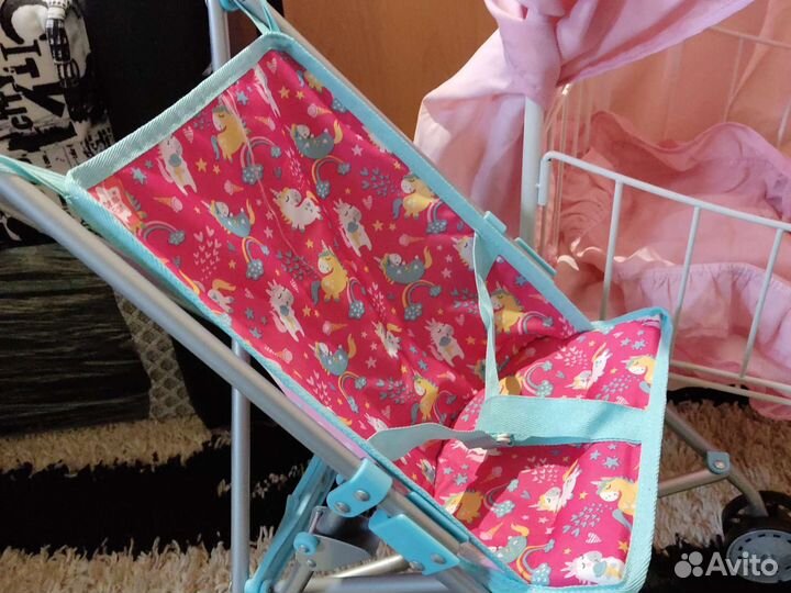 Коляски для кукол кроватки, куклы