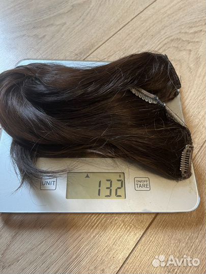 Волосы на заколках натуральные