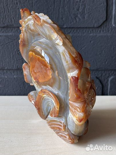 Мифологический китайский дракон. Агат