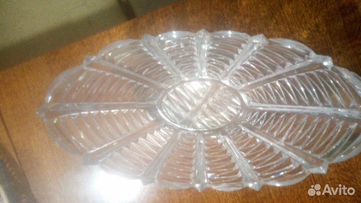 Хрустальная ваза, фруктовница