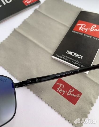 Очки ray ban ferrari пепельные