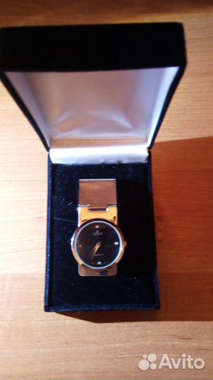 Часы-зажим для денег dunlex