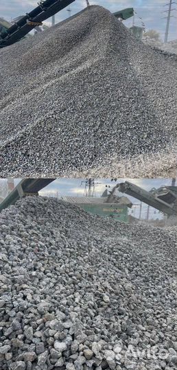 Гранит гравий известняк