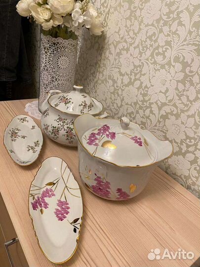 Часть столового сервиза Дулево